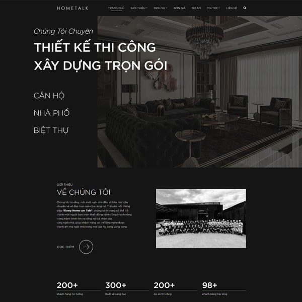 Theme WordPress công ty kiến trúc xây dựng 07